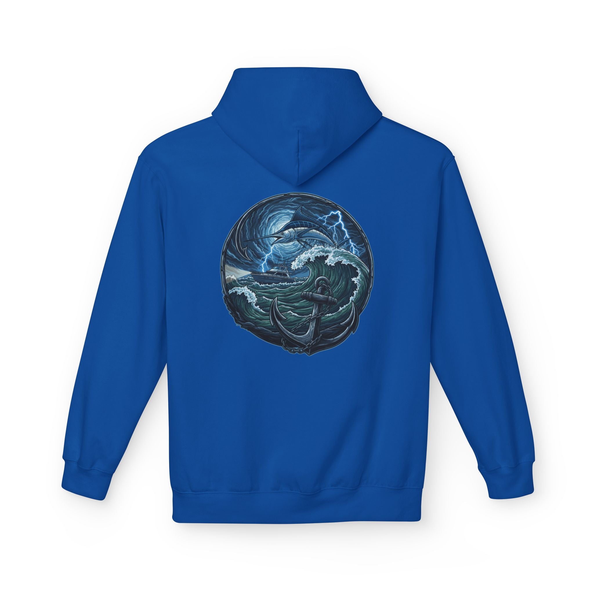 Ocean Kraken Fishing Hoodie | Vintage Nautical Graphic Hoodie