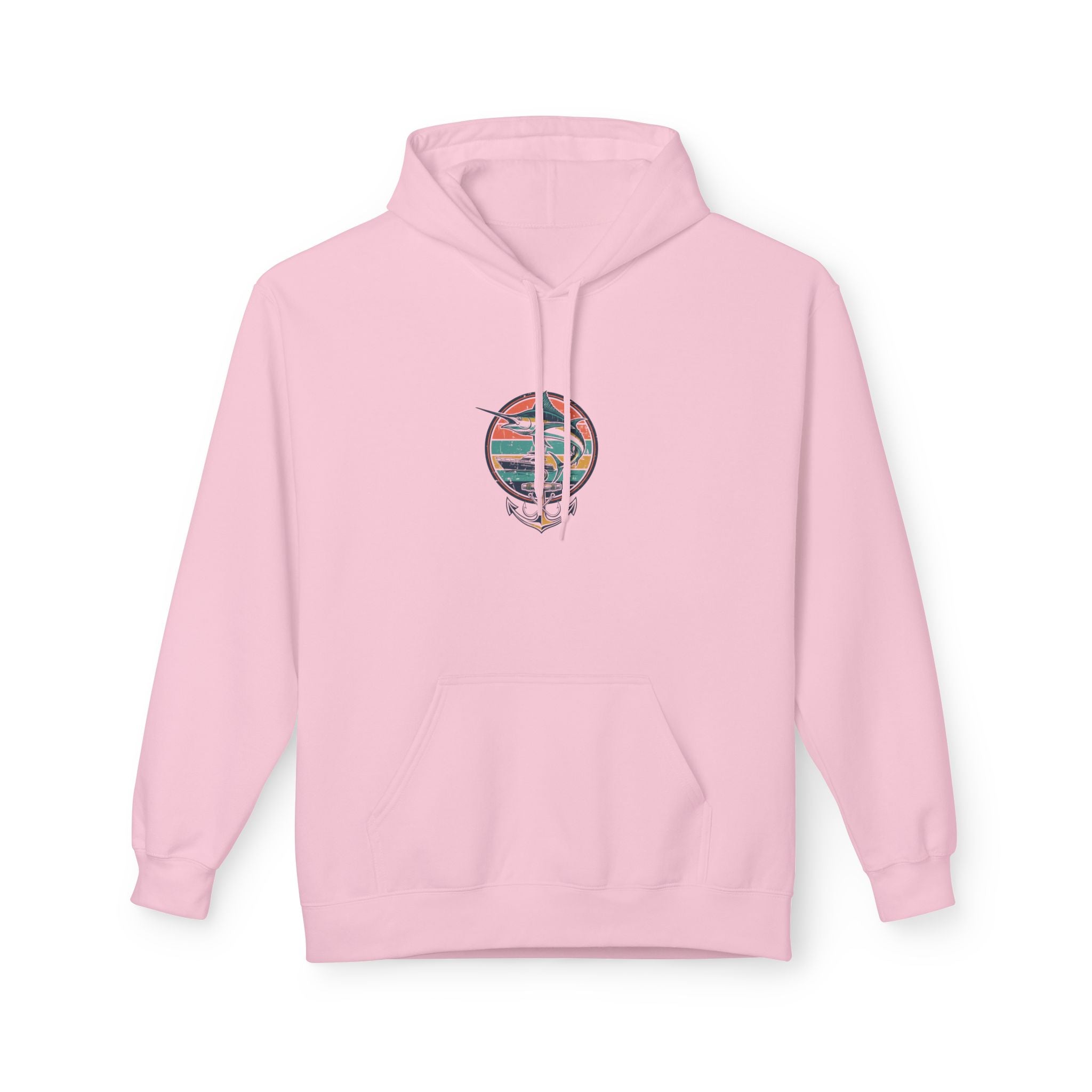 Sailfish Anchor Fishing Hoodie | Vintage Coastal Surf Hoodie