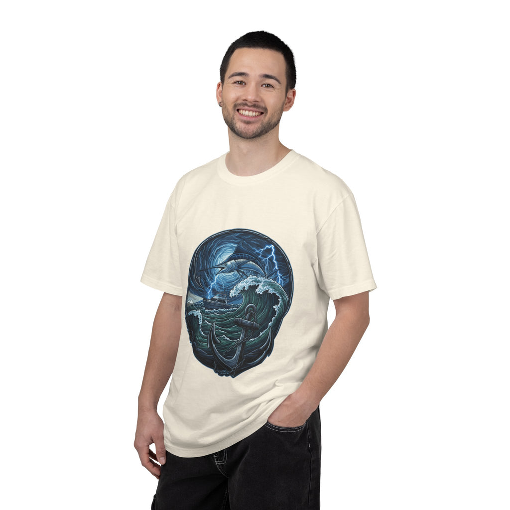 Stormy Ocean Kraken Art T-Shirt