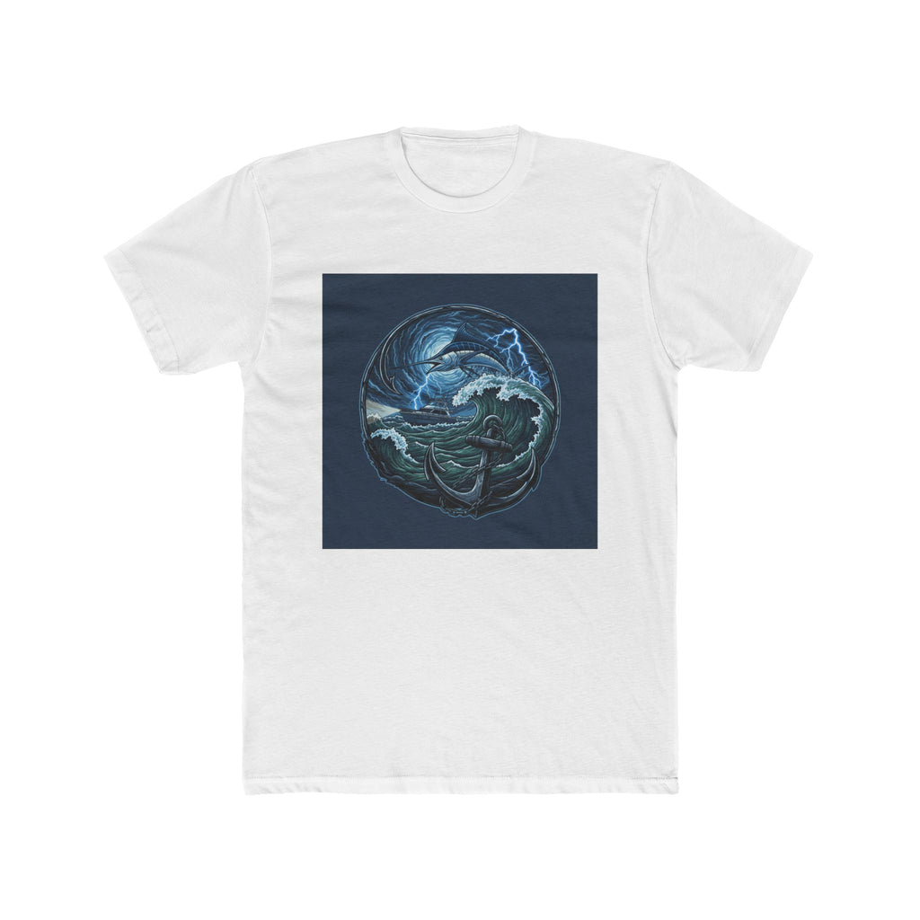 Ocean Dragon Circle Graphic T-Shirt