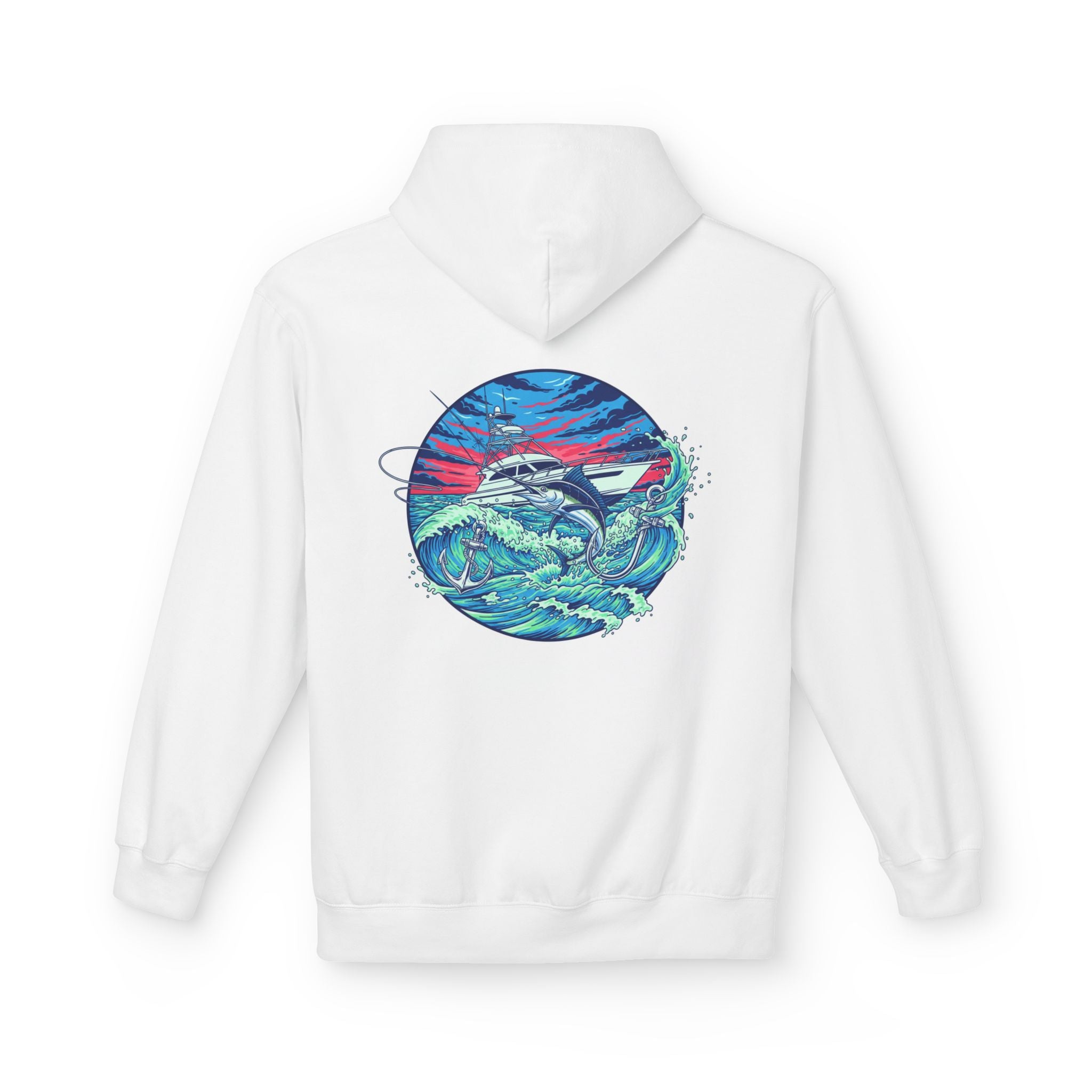 Colorful Space Ocean Graphic Hoodie