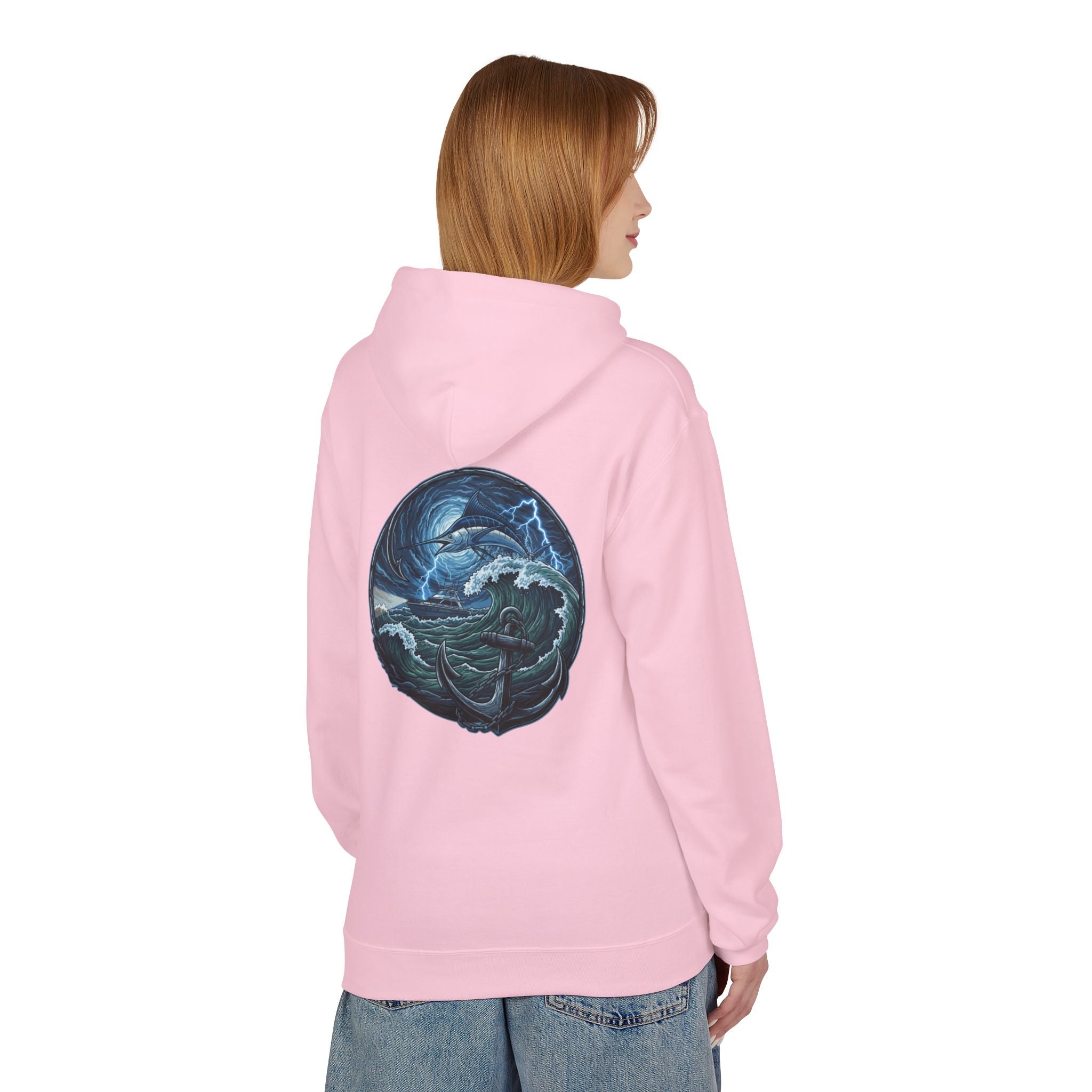 Ocean Kraken Fishing Hoodie | Vintage Nautical Graphic Hoodie