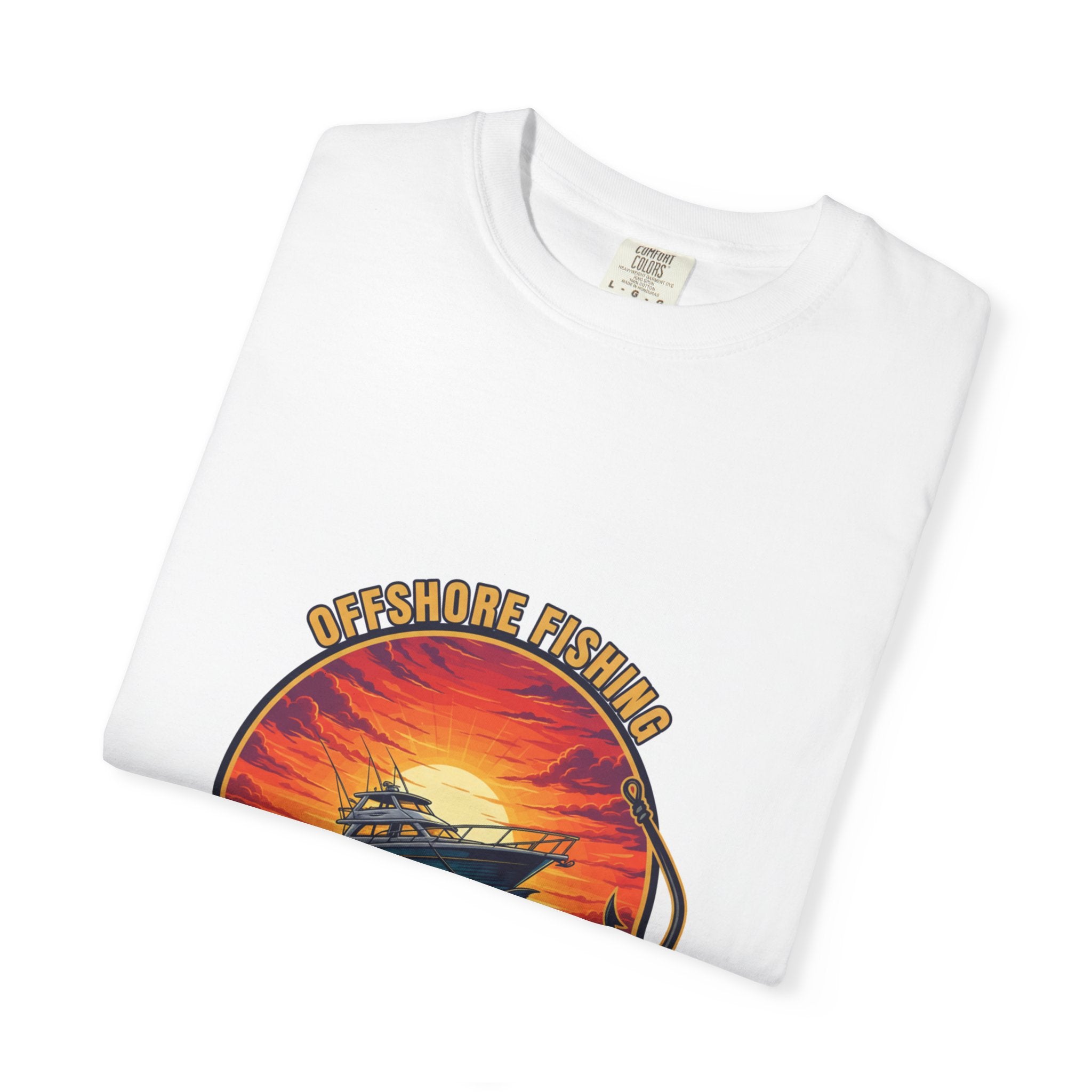 Fishing Sunset T-Shirt | Offshore Sunset Pursuit Graphic Tee