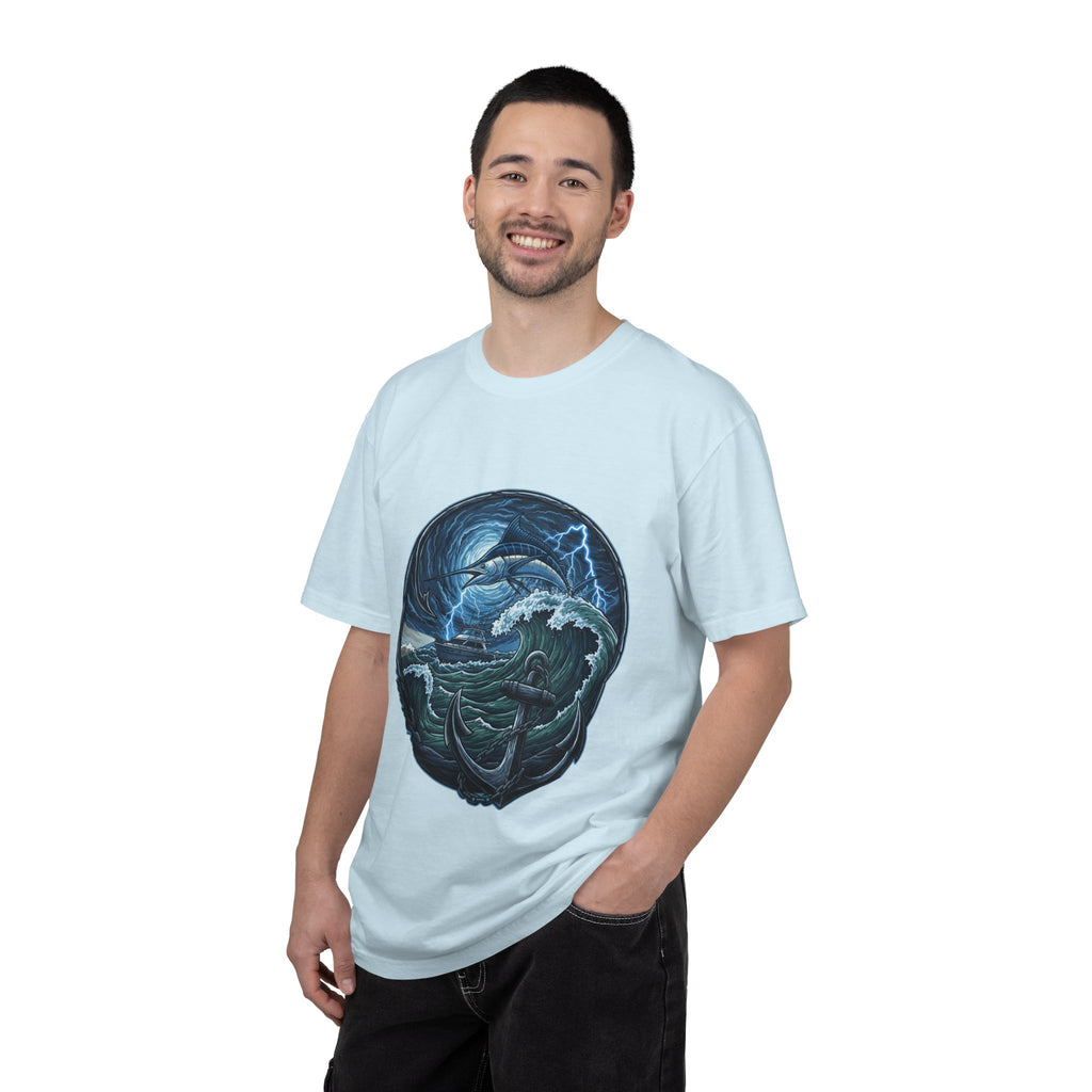 Stormy Ocean Kraken Art T-Shirt