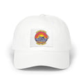 Sunset Mountain Cap — Retro Sunrise Embroidered Baseball Hat