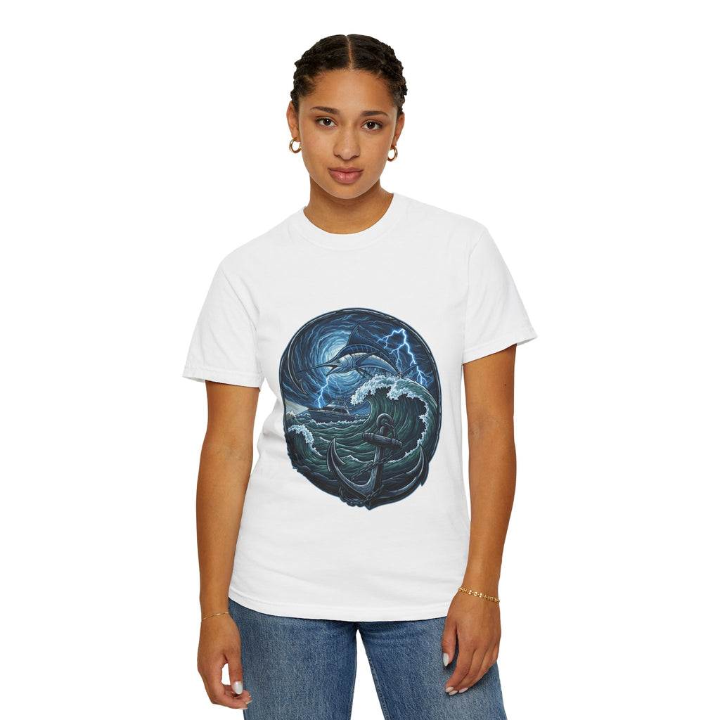 Stormy Ocean Kraken Art T-Shirt