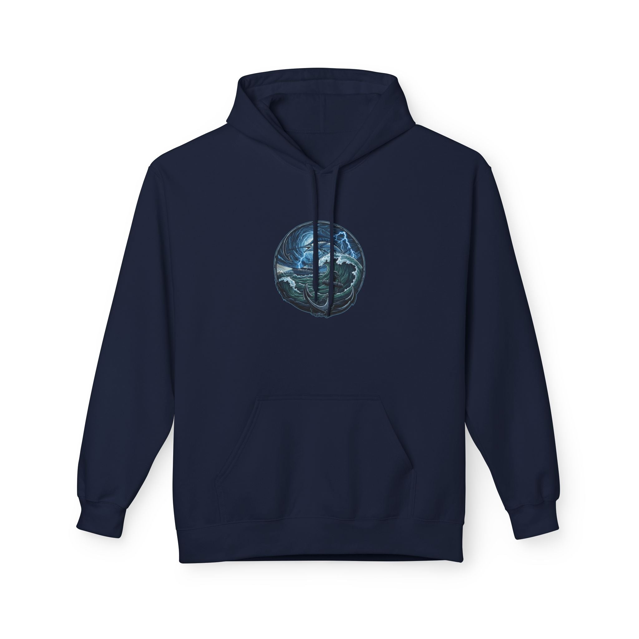 Ocean Kraken Fishing Hoodie | Vintage Nautical Graphic Hoodie