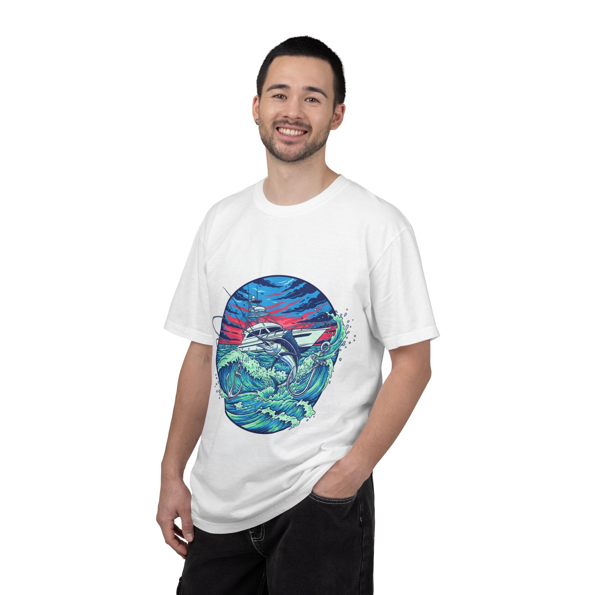 Vintage Ocean Wave Surf T-Shirt | Sunset Surf Graphic Tee