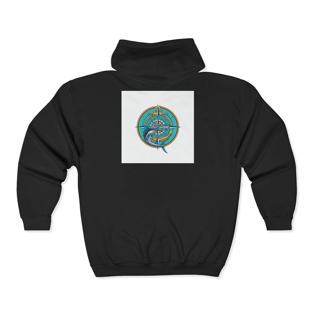 Ocean Navigator Compass Zip Hoodie