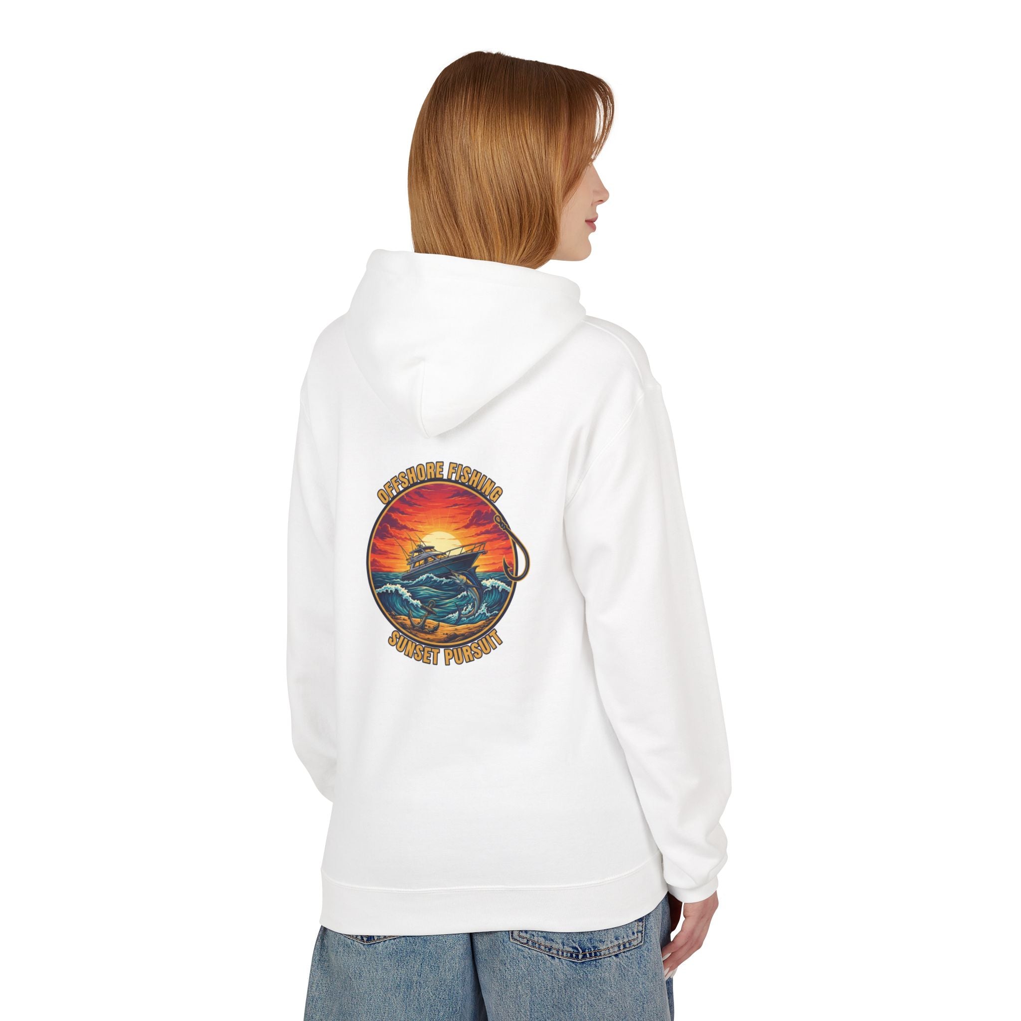 Surf Sunset Hoodie | Ocean Adventure Graphic Sweatshirt