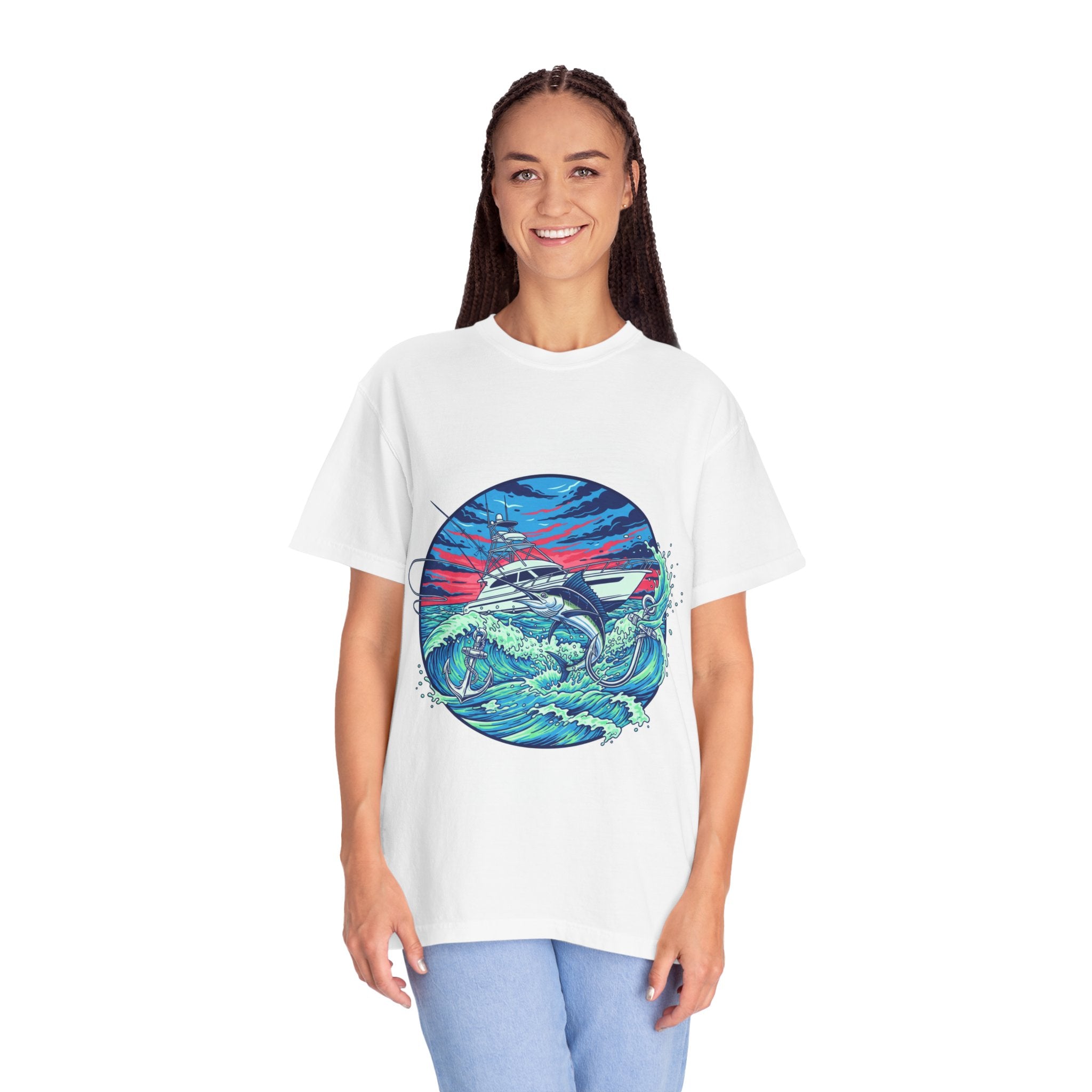 Vintage Ocean Wave Surf T-Shirt | Sunset Surf Graphic Tee