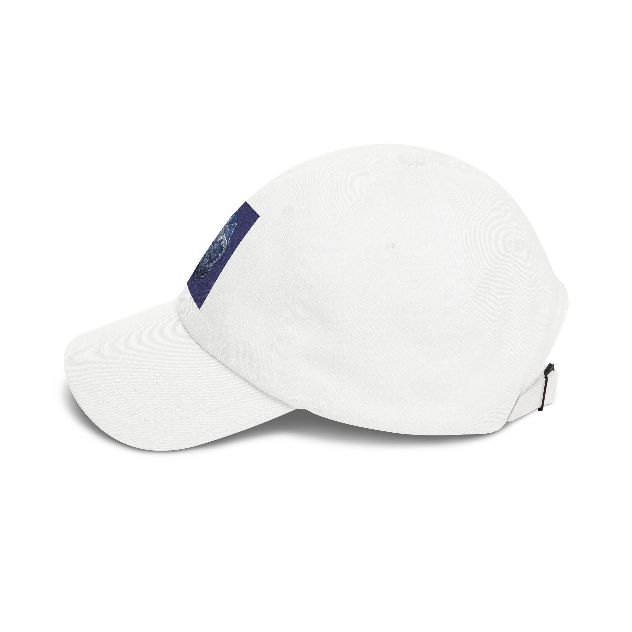 Blue Fishing Embroidered Baseball Hat | Classic Outdoor Fishing Cap