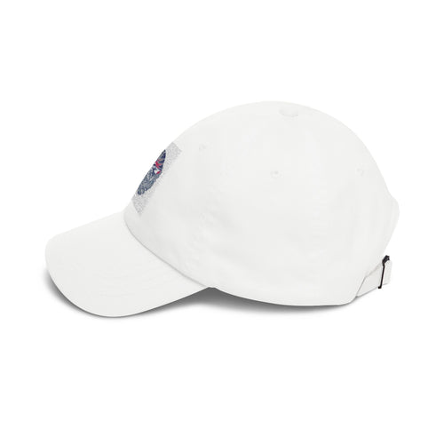 Classic Dad Cap — Retro Sunset Wave Embroidered Baseball Hat