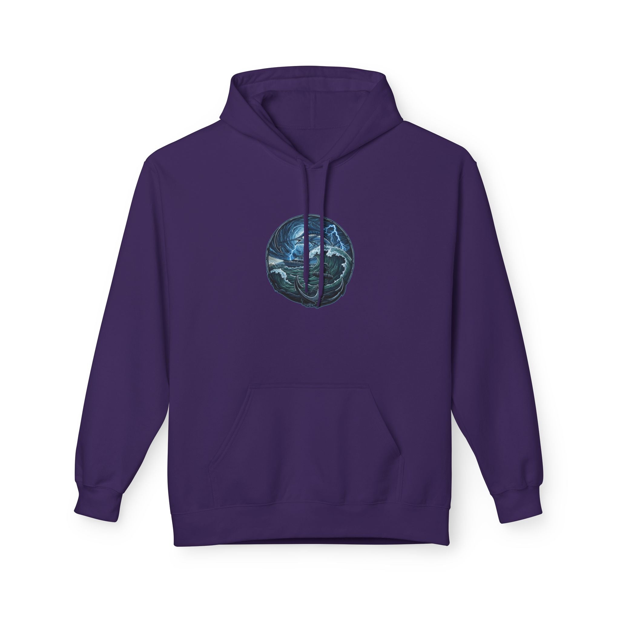 Ocean Kraken Fishing Hoodie | Vintage Nautical Graphic Hoodie