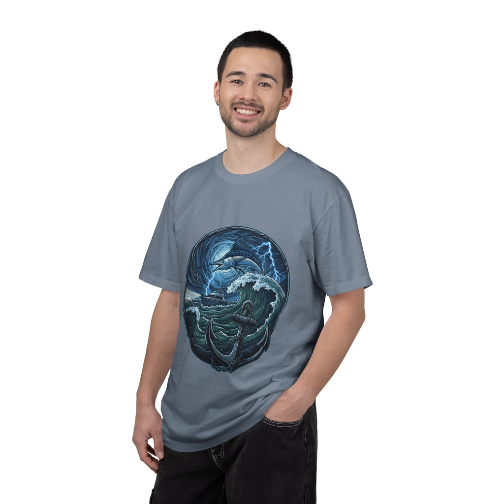 Stormy Ocean Kraken Art T-Shirt