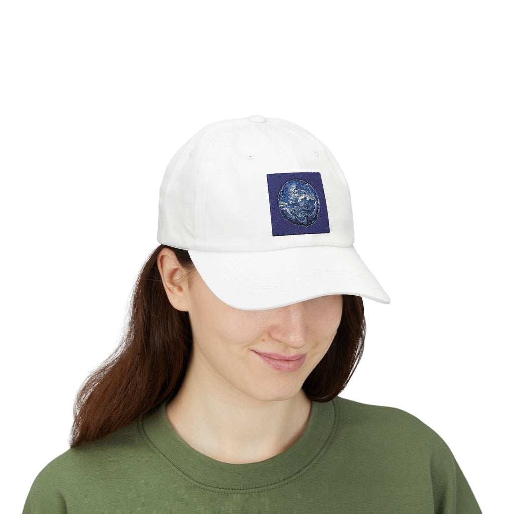 Blue Fishing Embroidered Baseball Hat
