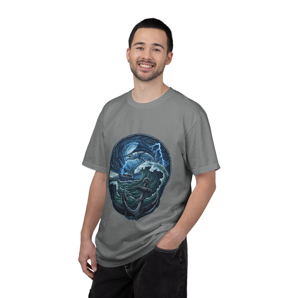 Stormy Ocean Kraken Art T-Shirt