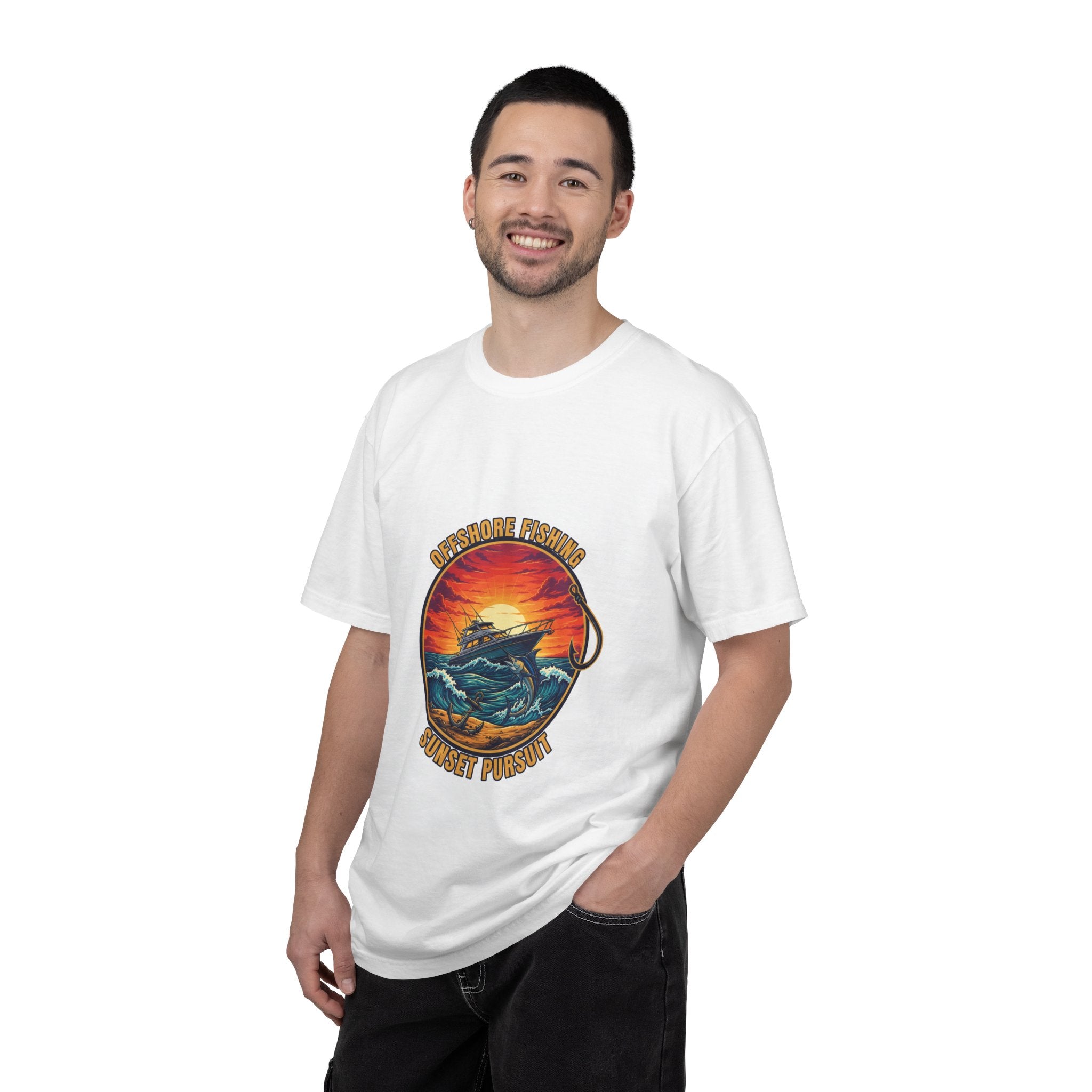Fishing Sunset T-Shirt | Offshore Sunset Pursuit Graphic Tee