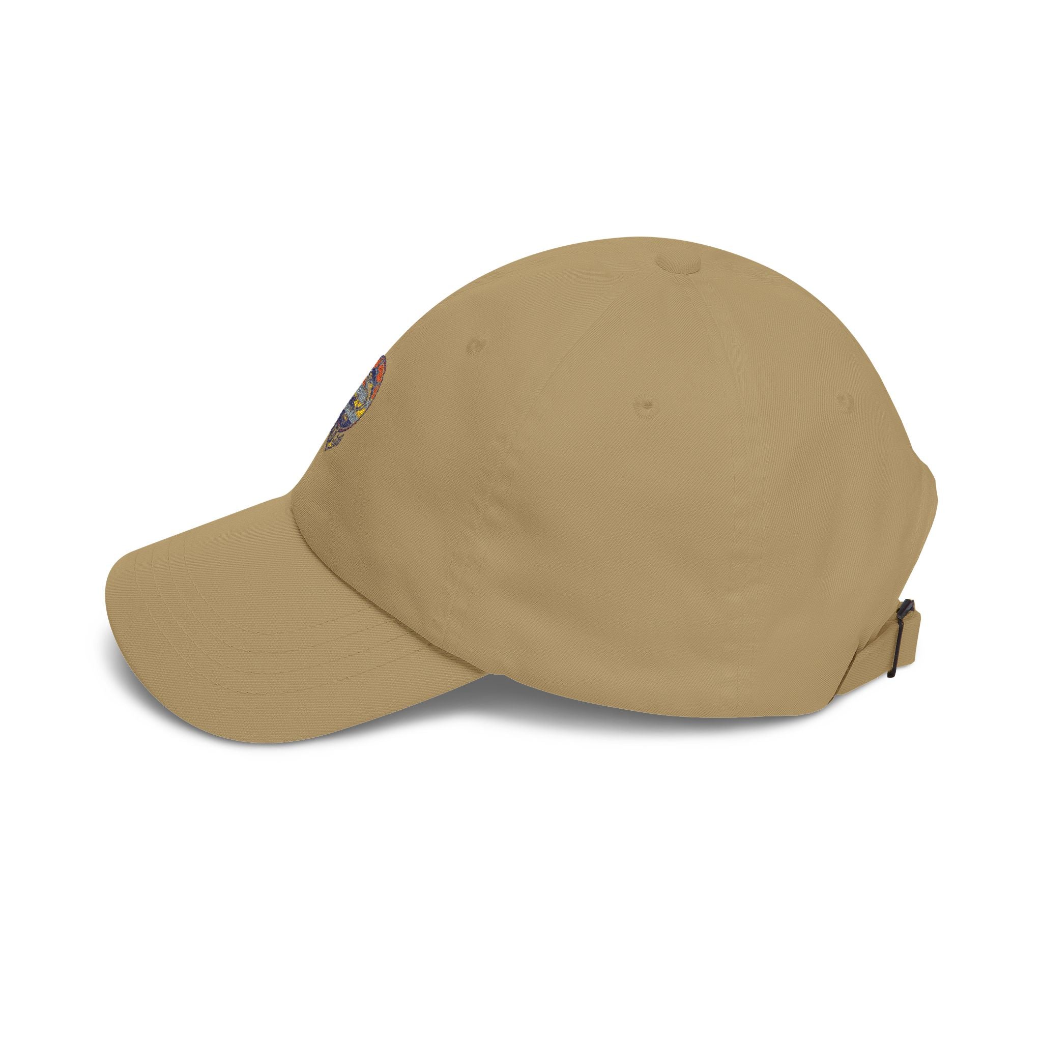 Embroidered Sunset Globe Dad Cap | Vintage Travel Baseball Hat