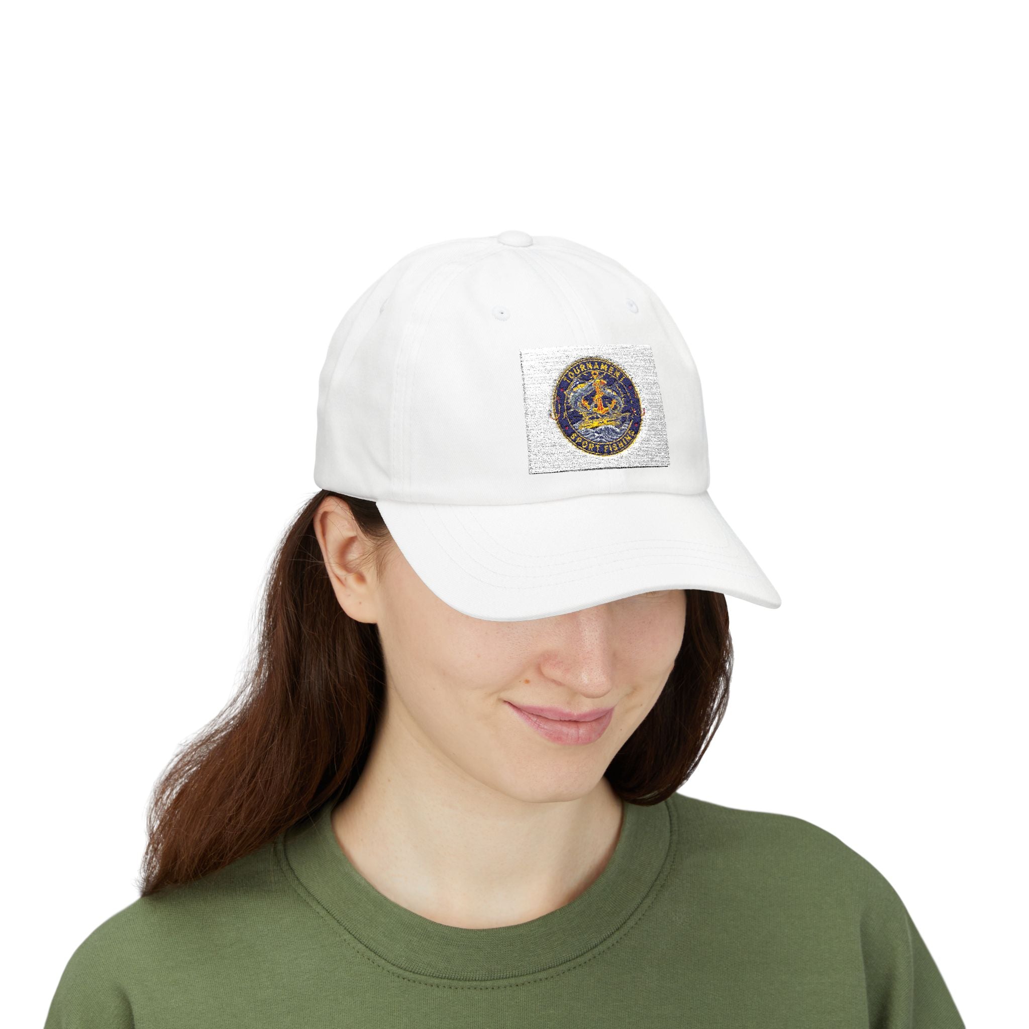 Navy Anchor Emblem Dad Cap — Classic Vintage Military Seafarer Baseball Hat