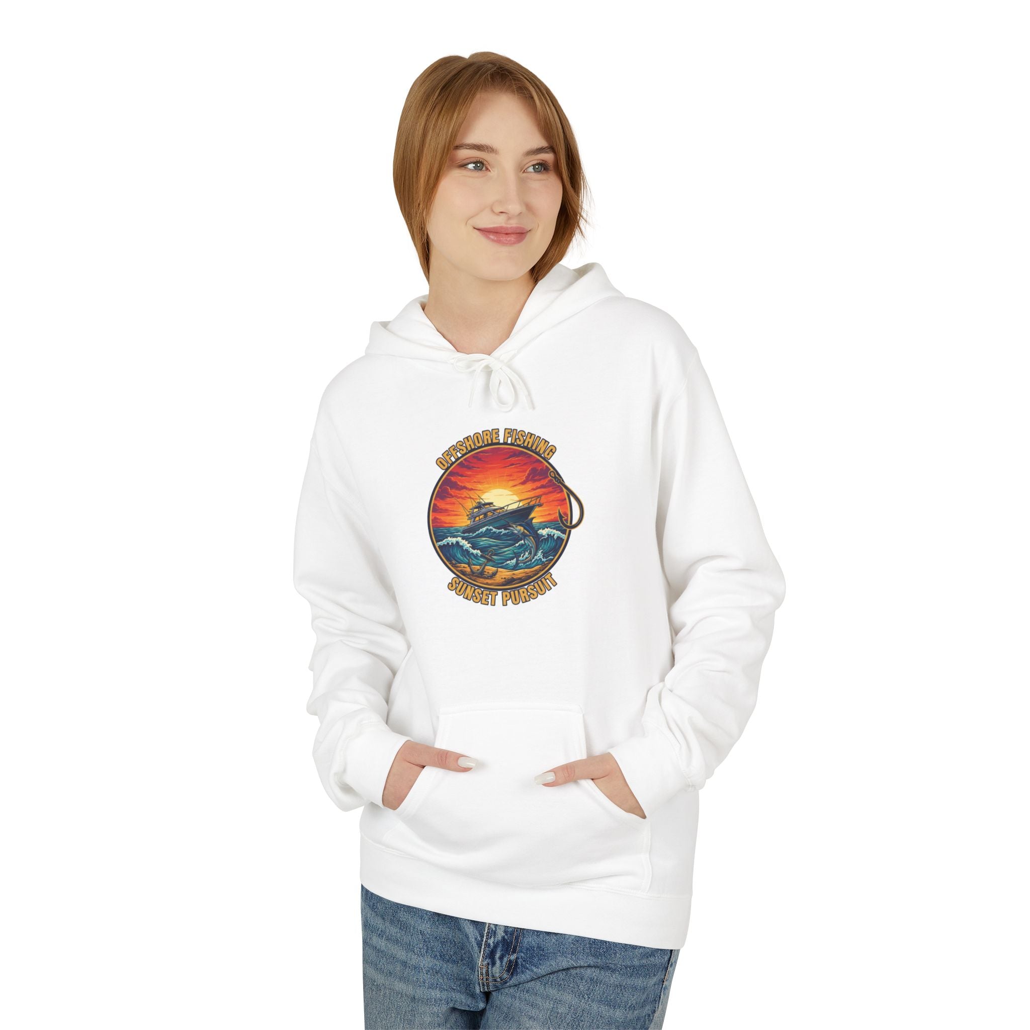 Surf Sunset Hoodie | Ocean Adventure Graphic Sweatshirt