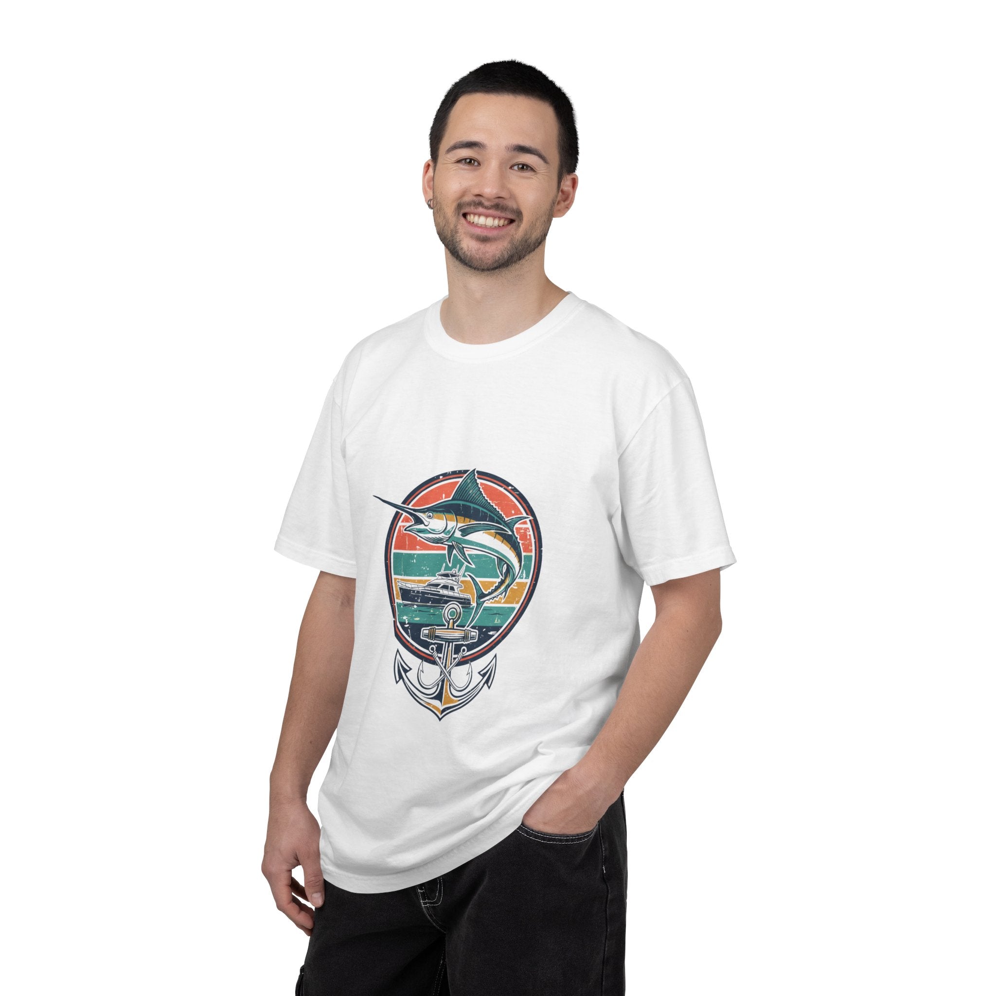 Marlin Anchor Vintage Surf T-Shirt