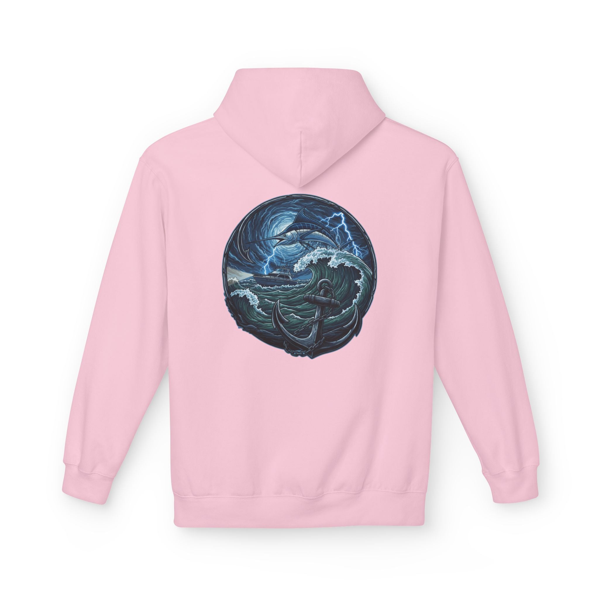 Ocean Kraken Fishing Hoodie | Vintage Nautical Graphic Hoodie