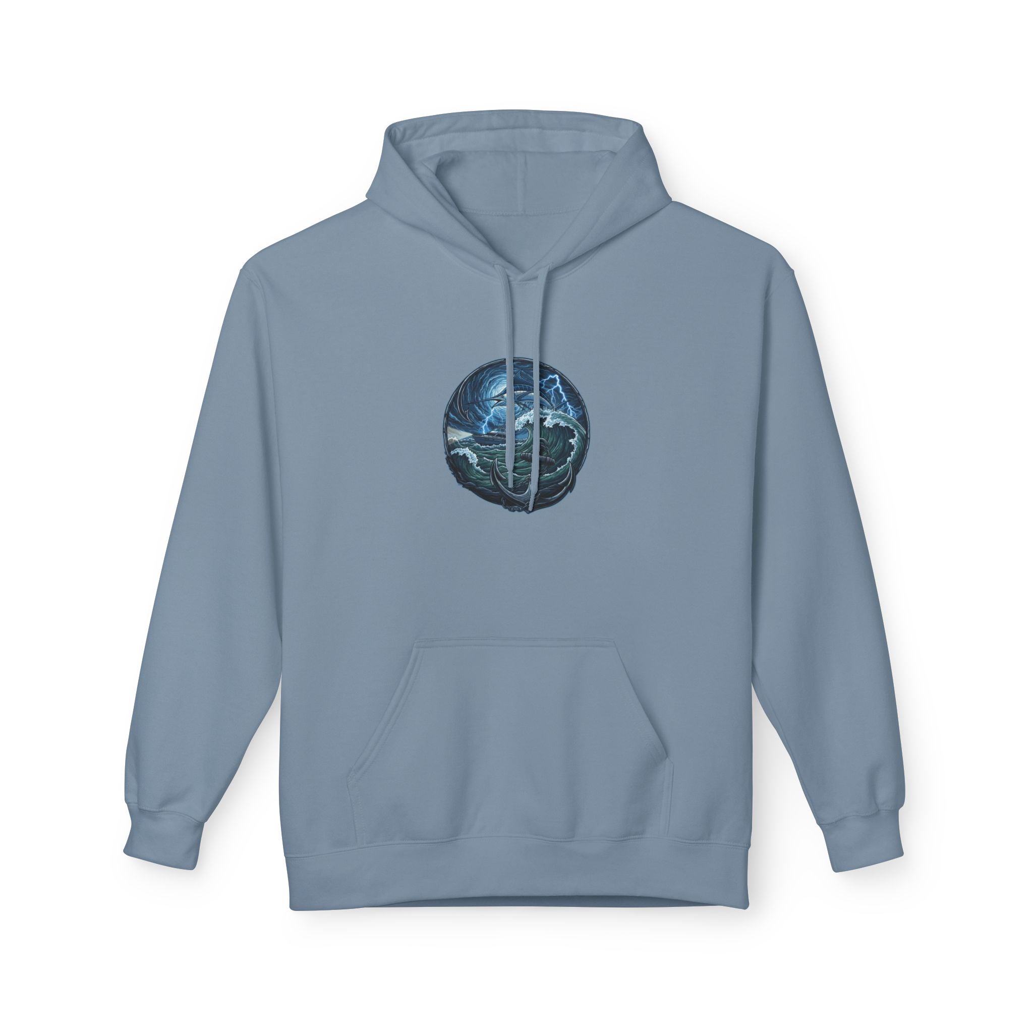 Ocean Kraken Fishing Hoodie | Vintage Nautical Graphic Hoodie