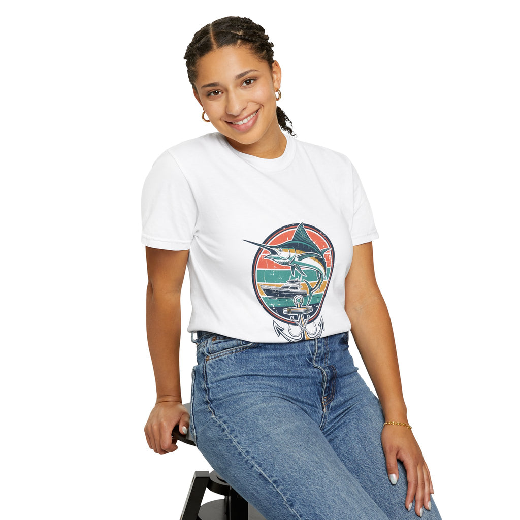 Marlin Anchor Vintage Surf T-Shirt
