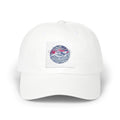 Classic Dad Cap — Retro Sunset Wave Embroidered Baseball Hat