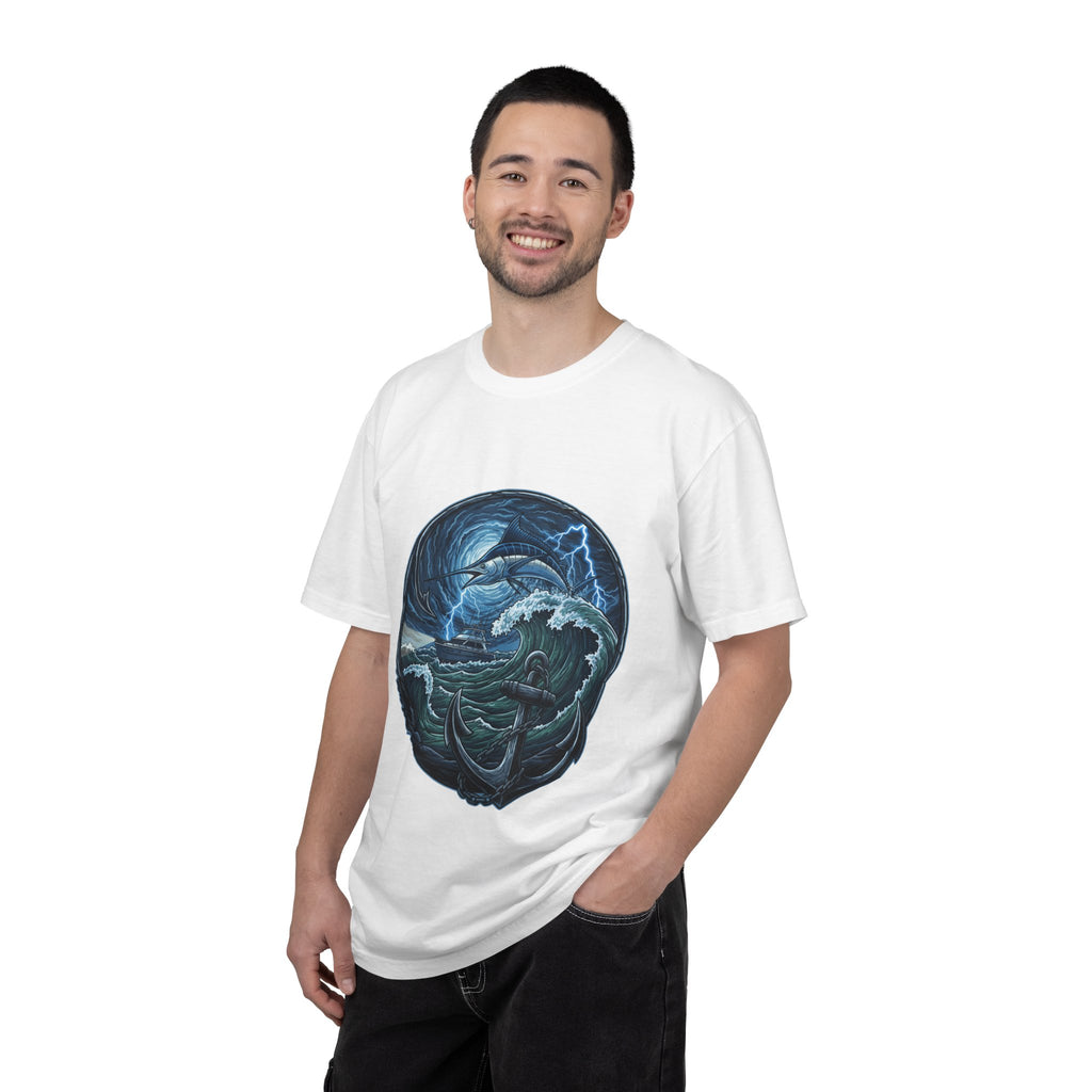 Stormy Ocean Kraken Art T-Shirt