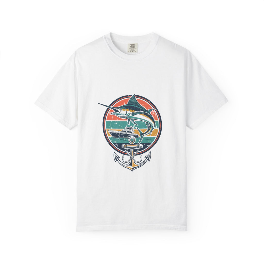 Marlin Anchor Vintage Surf T-Shirt