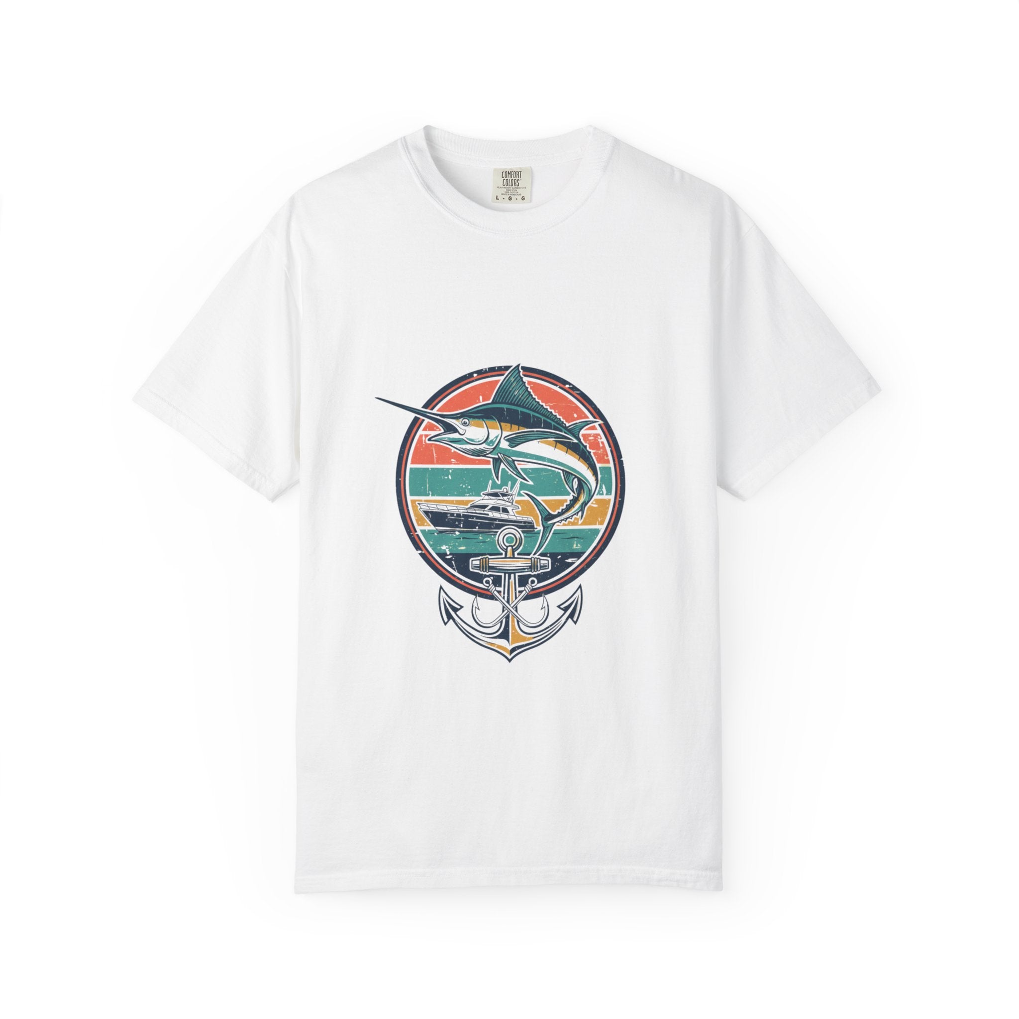Marlin Anchor Vintage Surf T-Shirt
