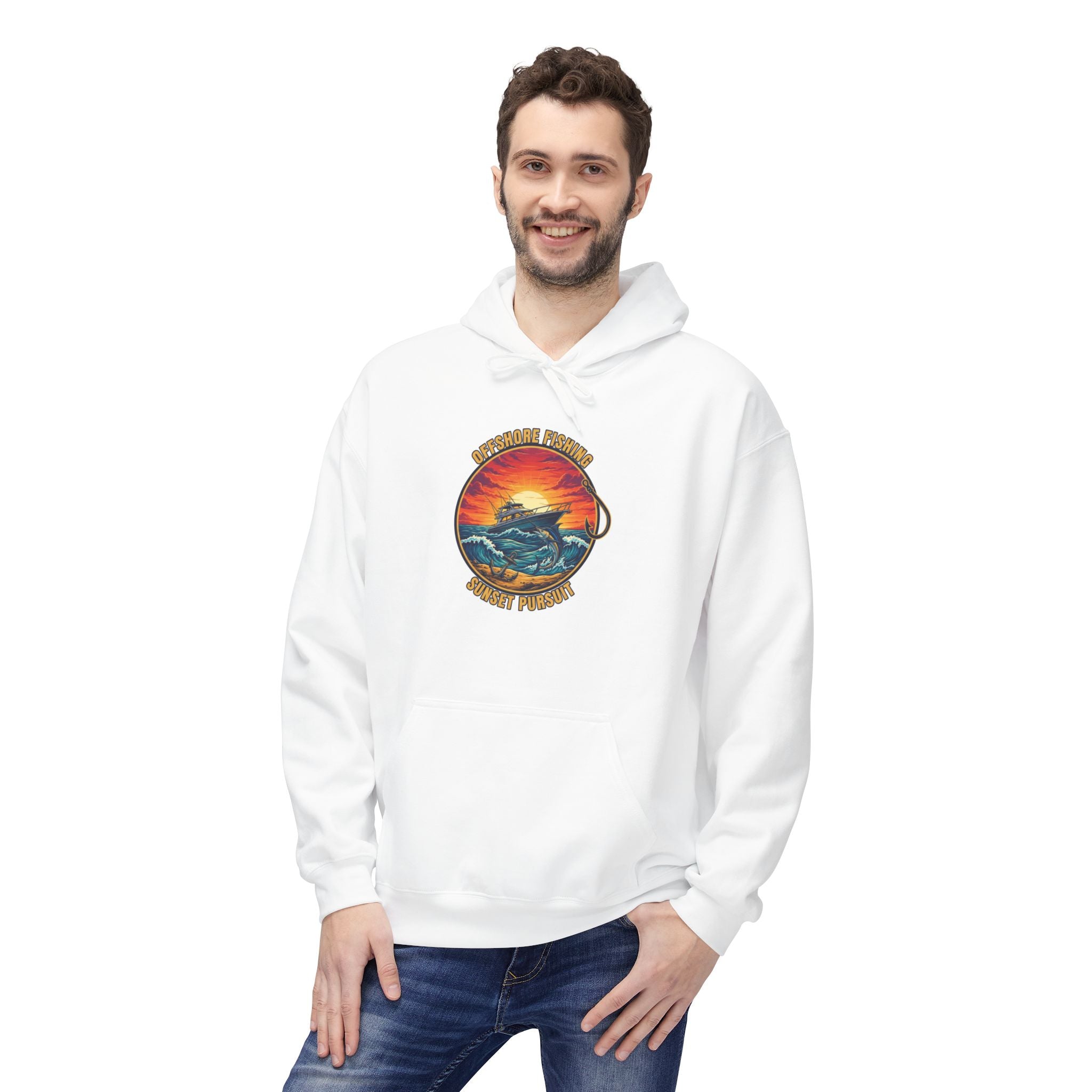 Surf Sunset Hoodie | Ocean Adventure Graphic Sweatshirt