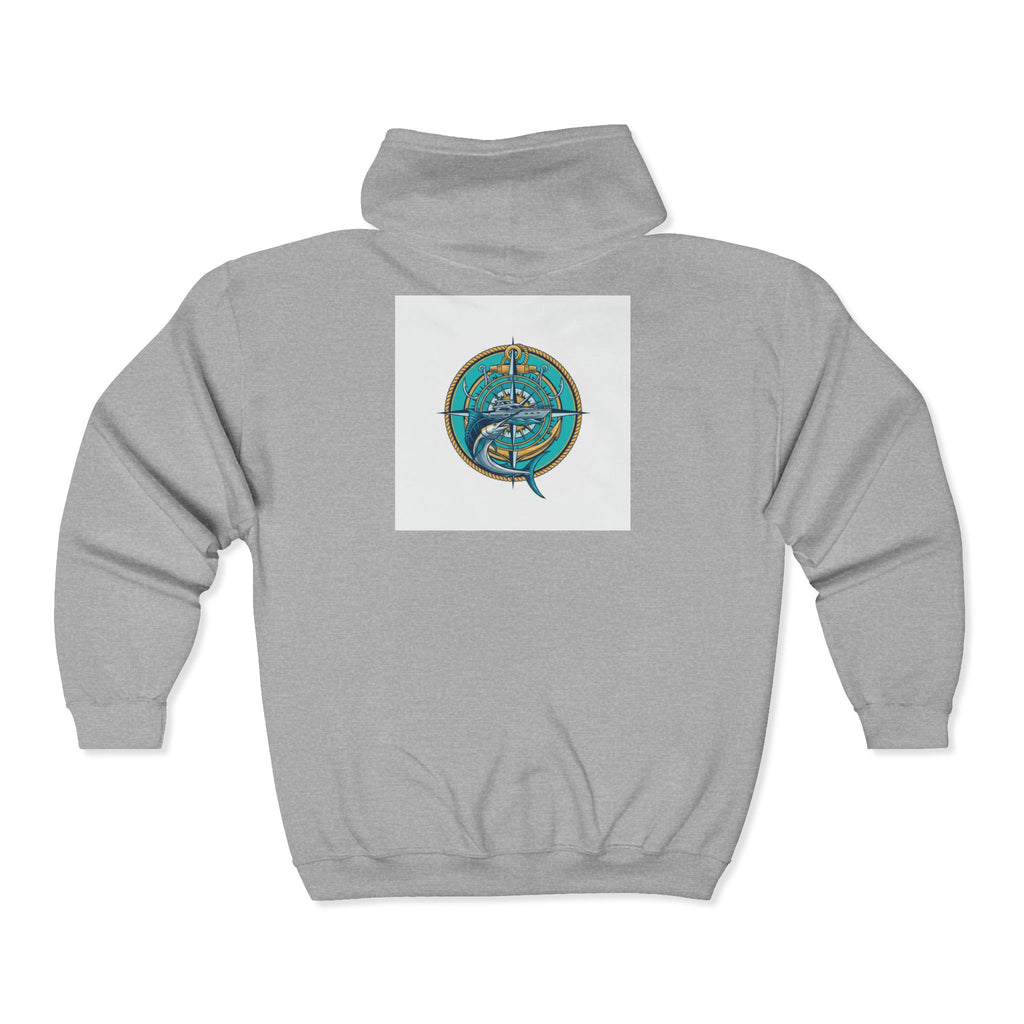 Ocean Navigator Compass Zip Hoodie