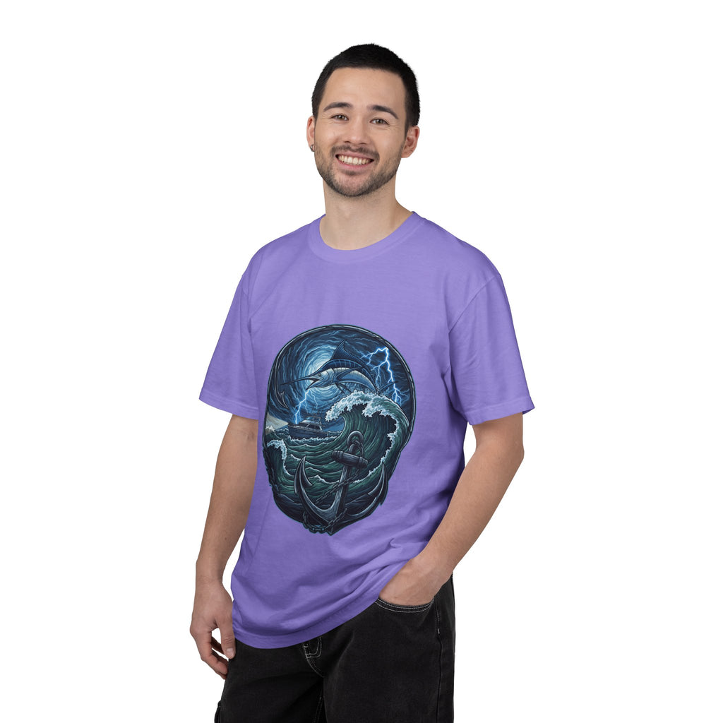 Stormy Ocean Kraken Art T-Shirt