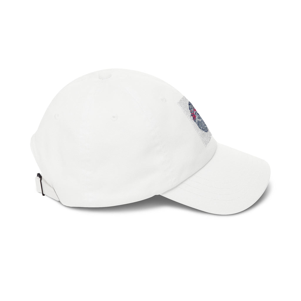 Classic Dad Cap — Retro Sunset Wave Embroidered Baseball Hat