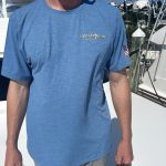 Blue Cotton Short Sleeve